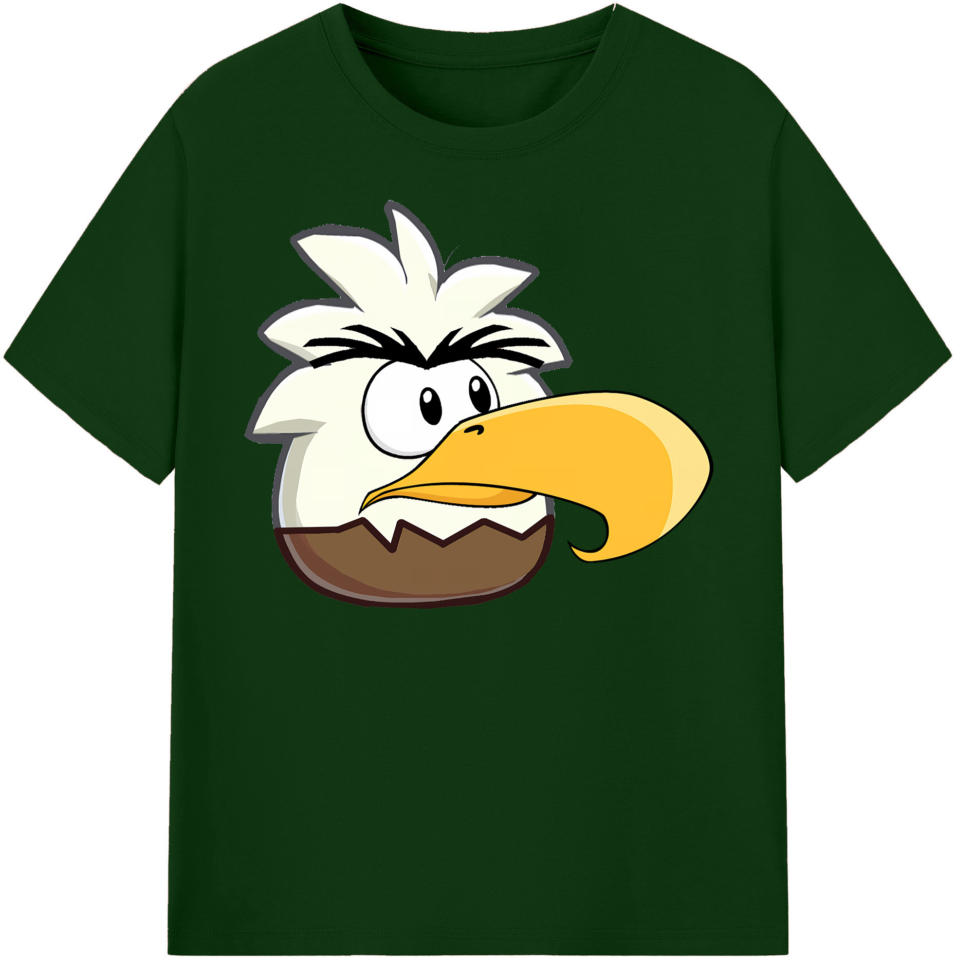 （画像用） Angry Birds アングリーバード 綿100％半袖Tシャツ（フロントプリント）